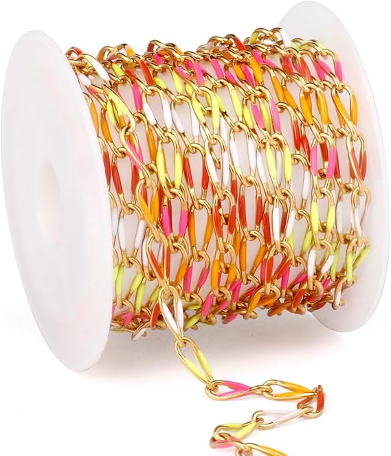 18K Gold Plated Enamel Color