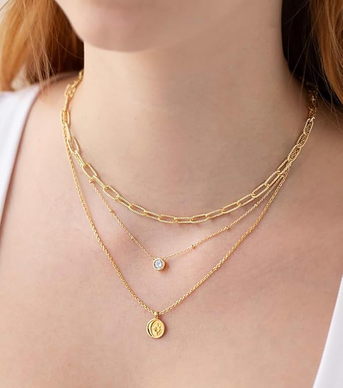 18K Gold Plated Paperclip Chain