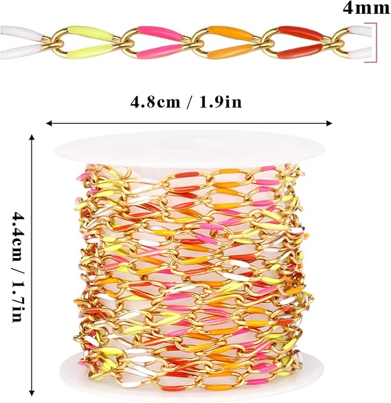 18K Gold Plated Enamel Color