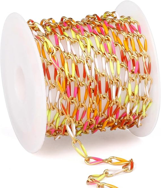 18K Gold Plated Enamel Color